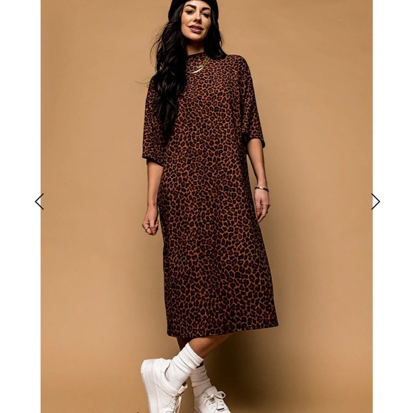 Dressed in LALA Dresses Dressed In Lala Ozzy Dress Leopard Xl Extra